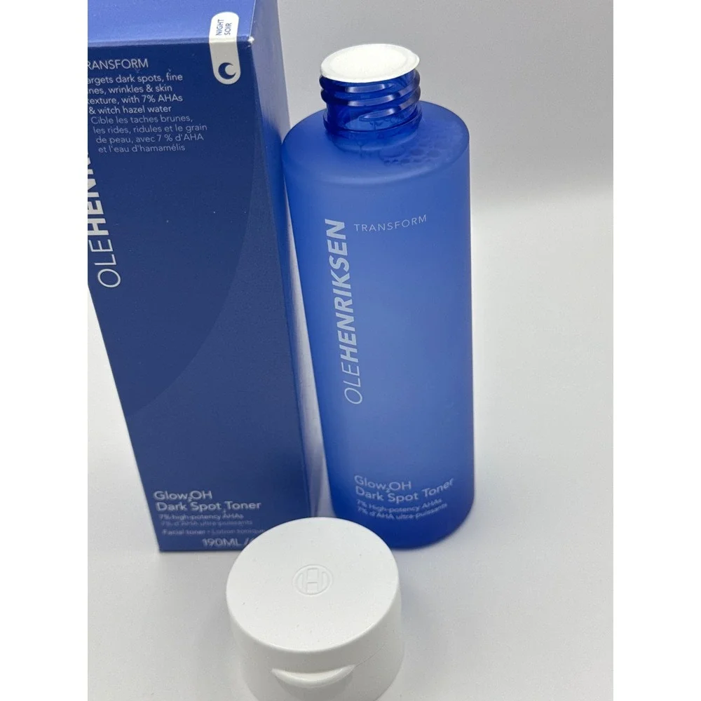 OLEHENRIKSEN GlowOH Dark Spot Toner 7% high potency‎ AHAs 190ML 6.5FL.OZ BNIB